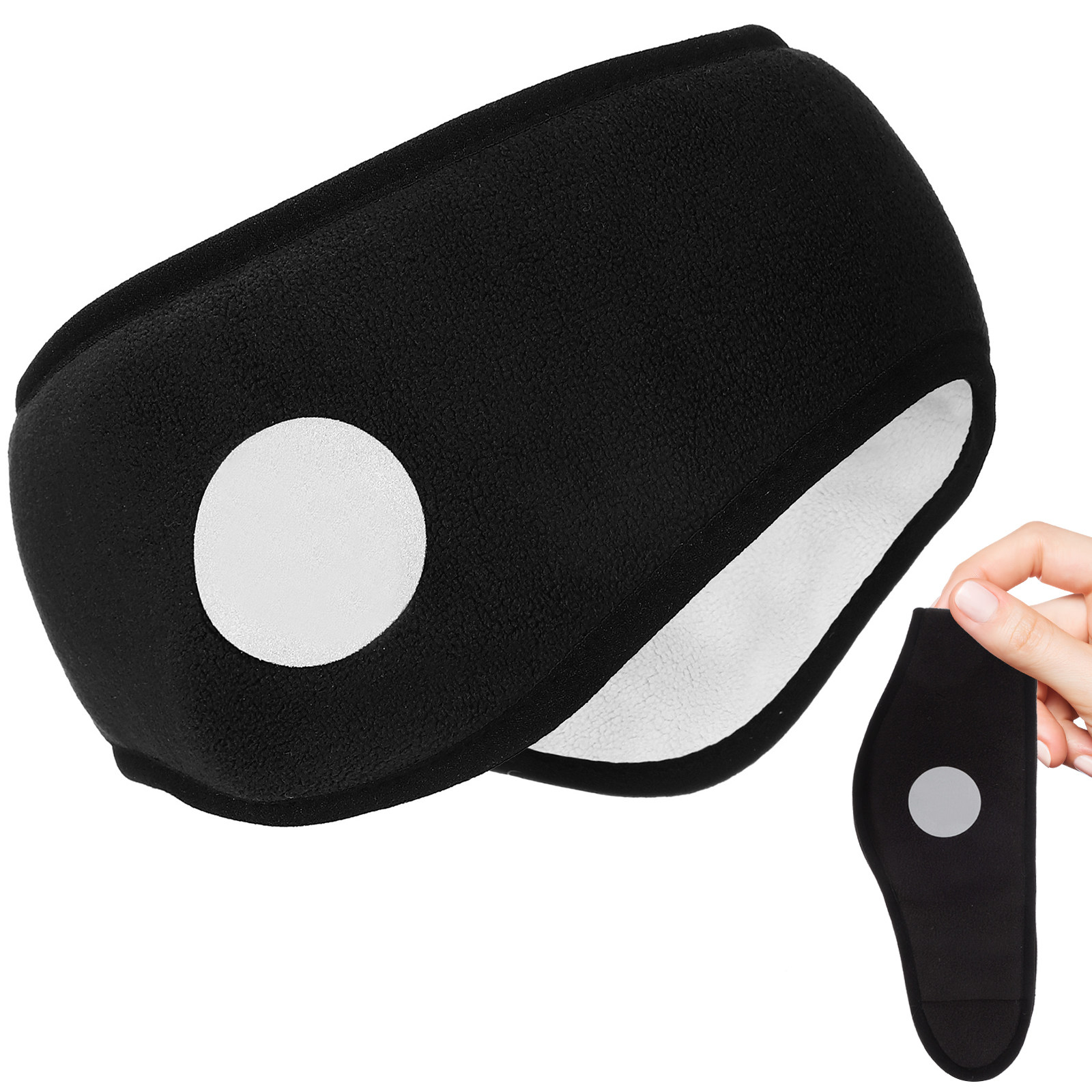 Winter Headband Fleece - Protetor de Orelha para Dormir com