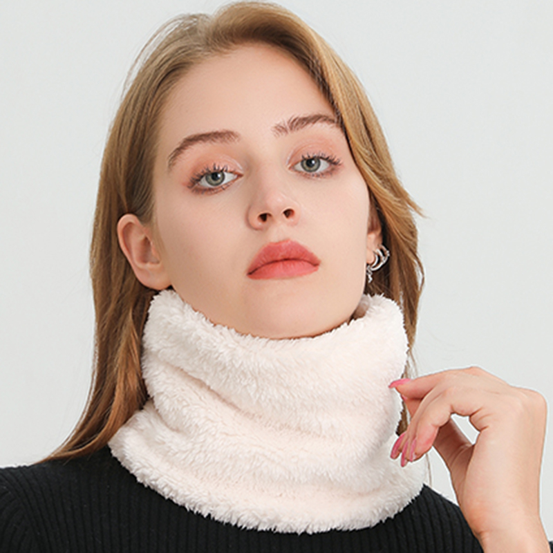 Wool Scarf Men - Cashmere quente cor anel cachecol de