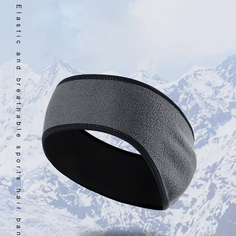 Winter Headband Fleece - Faixa de Cabeça Esportiva de Lã