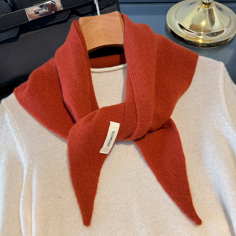 100% lã estilo coreano malha t - Shawl Wrap Winter avaliação e preço