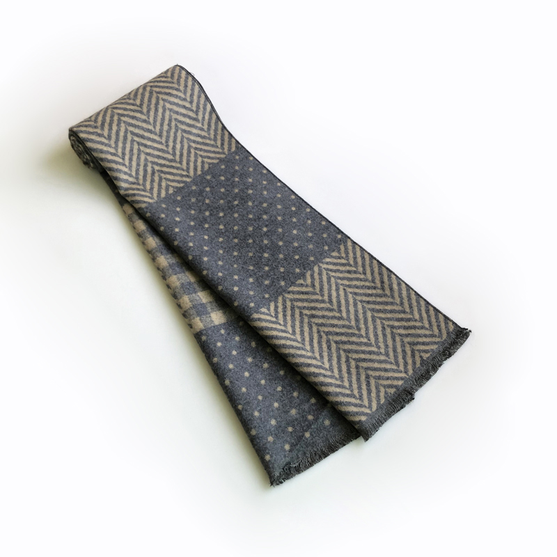 Lenço de caxemira masculino co - Wool Scarf Men avaliação e preço