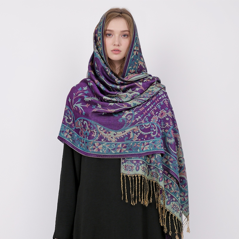 Estilo étnico ao ar livre femi - Shawl Wrap Winter avaliação e preço
