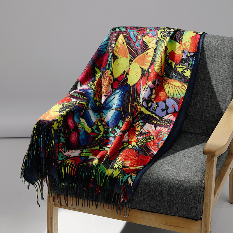Marca de luxo pintura a óleo c - Shawl Wrap Winter avaliação e preço