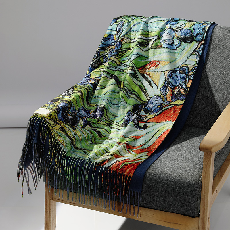 Marca de luxo pintura a óleo c - Shawl Wrap Winter avaliação e preço